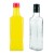 Ozdobna szklana butelka 250ml Pionier Moskwa Bimberek