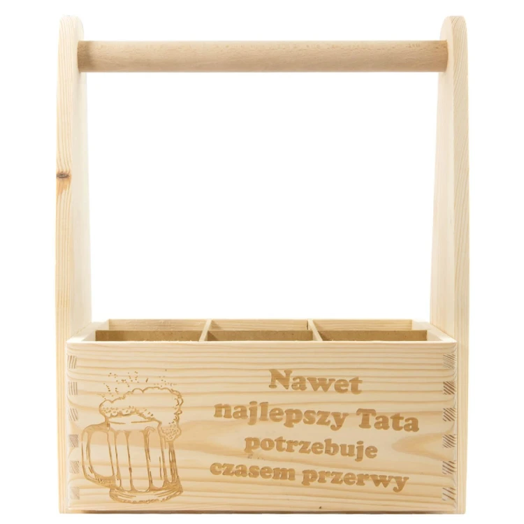 skrzynka na butelki Bimberek - dla taty