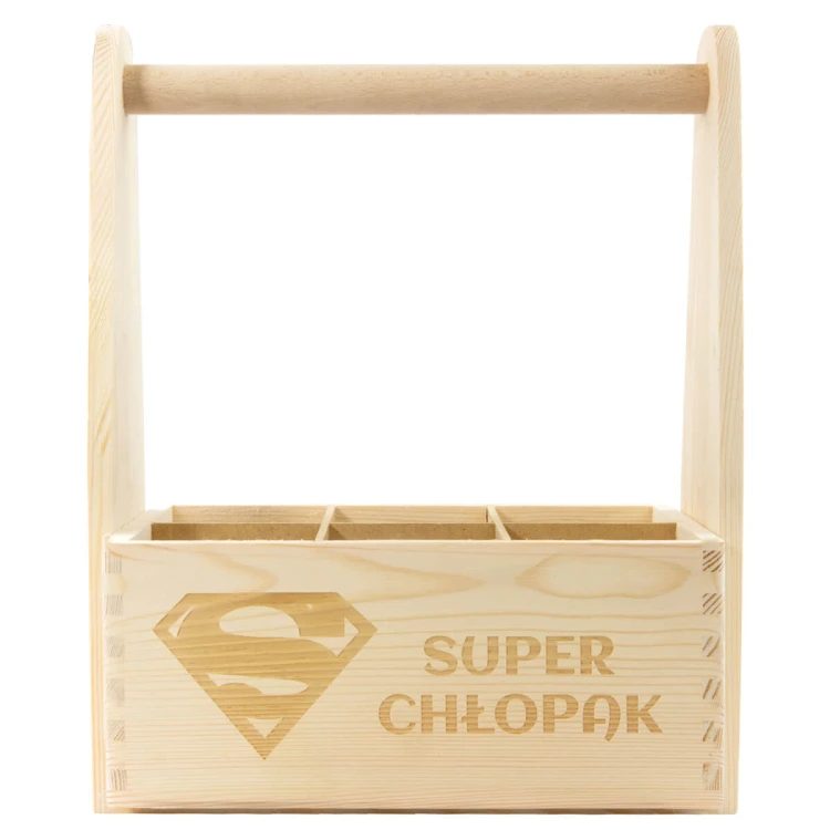 skrzynka na butelki piwo Bimberek - super chlopak