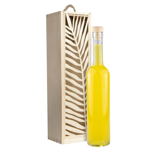 azurowa lisc Drewniana skrzynka na wino, alkohol, Bimberek 4