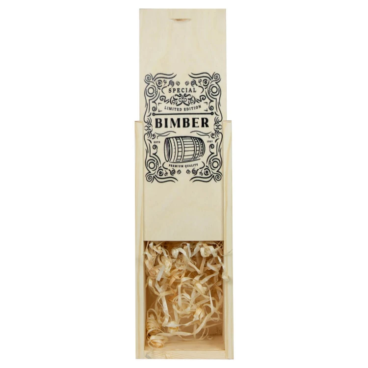 Azurowa Skrzynka na butelke Fala Bimberek Bimber Premium 1