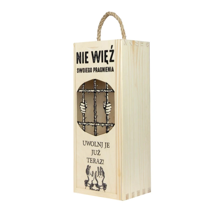 Azurowa Skrzynka na butelke Fala Bimberek Bimber wiezienie 2
