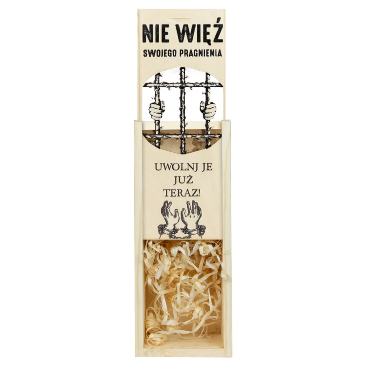 Skrzynka na butelke Fala Bimberek nie wiez pragnienia