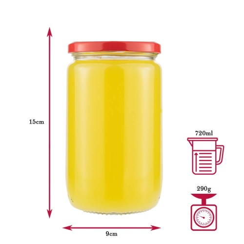 Sloik Franko 720ml wymiary bimberek