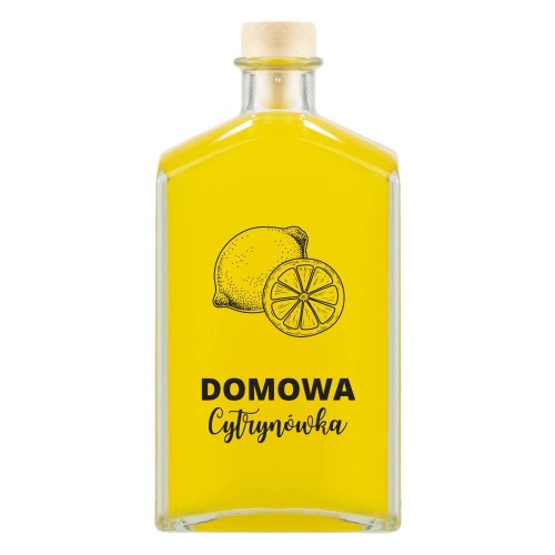 Butelka brandy z nadrukiem cytrynowka Bimberek sklep