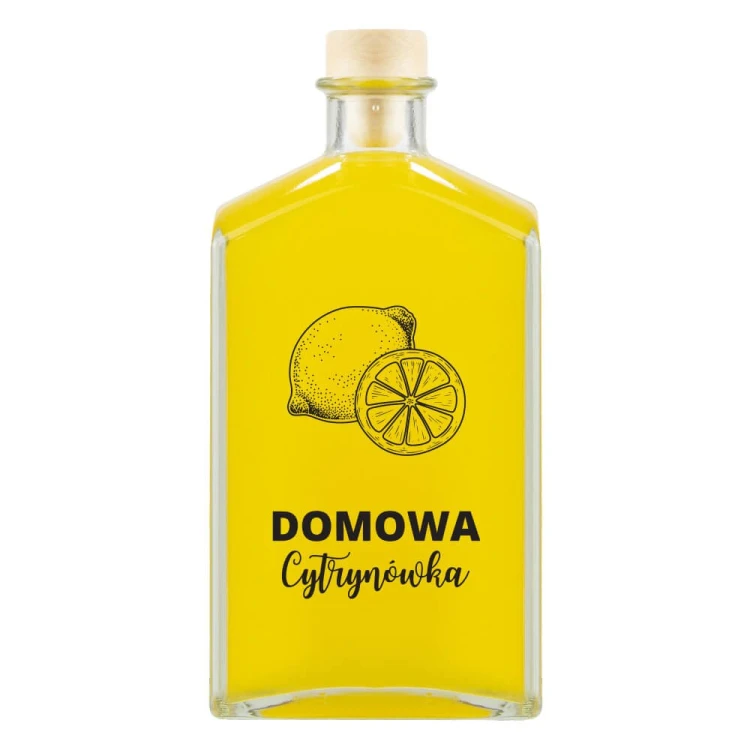 Butelka brandy z nadrukiem cytrynowka Bimberek sklep