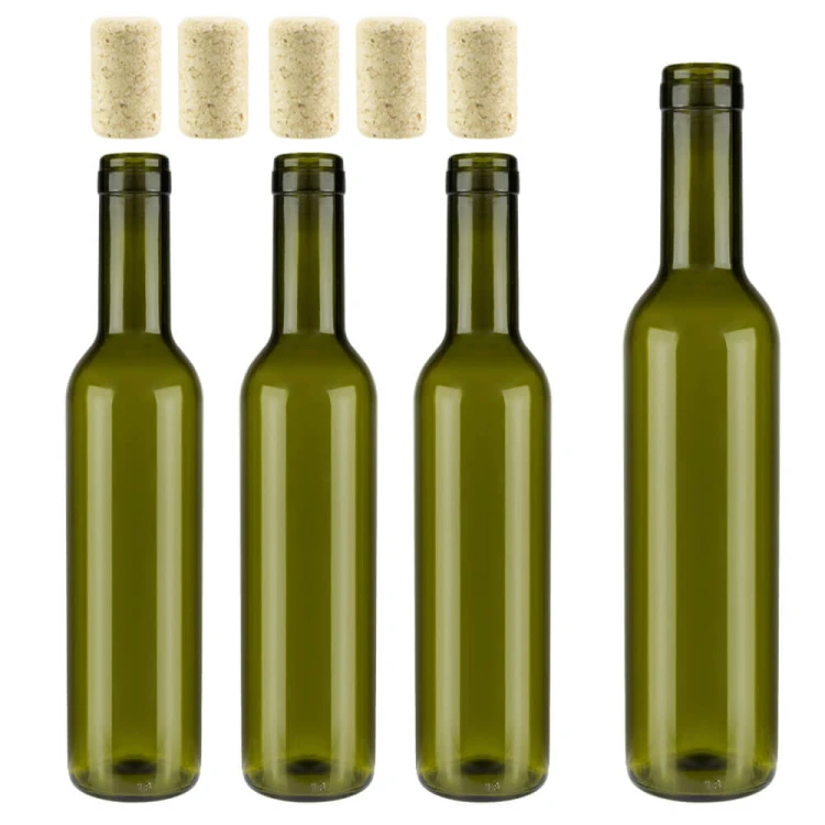 Mala butelka na wino 375ml z korkiem Bimberek