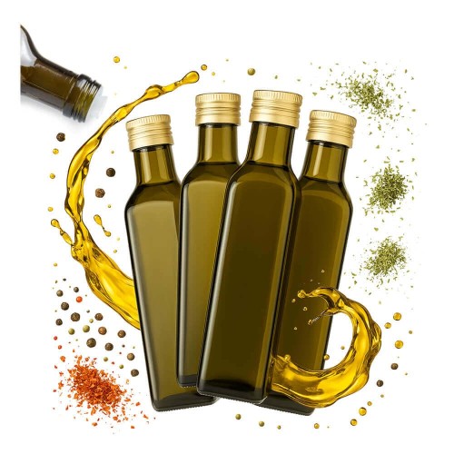 ciemna Butelka Marasca 250ml na oliwe olej Bimberek 2
