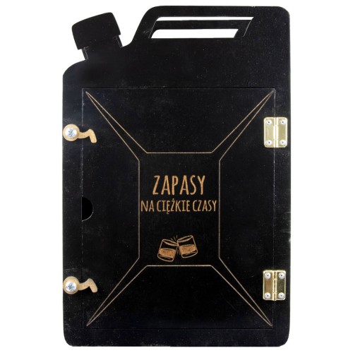 Kanister barek zapasy na ciezkie czasy grawer bimberek