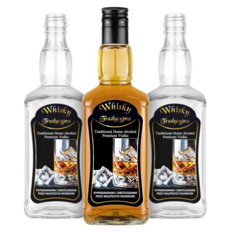 Butelka Daniels 500ml na wisky brandy burbon Bimberek etykietka