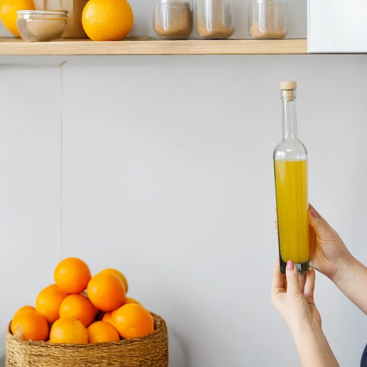 ozdobna butelka Arianna 375ml bimberek grube dno