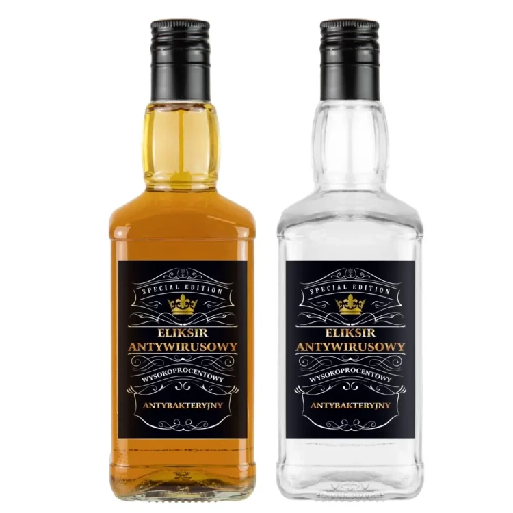 Butelka Daniels z etykieta Bimberek 179