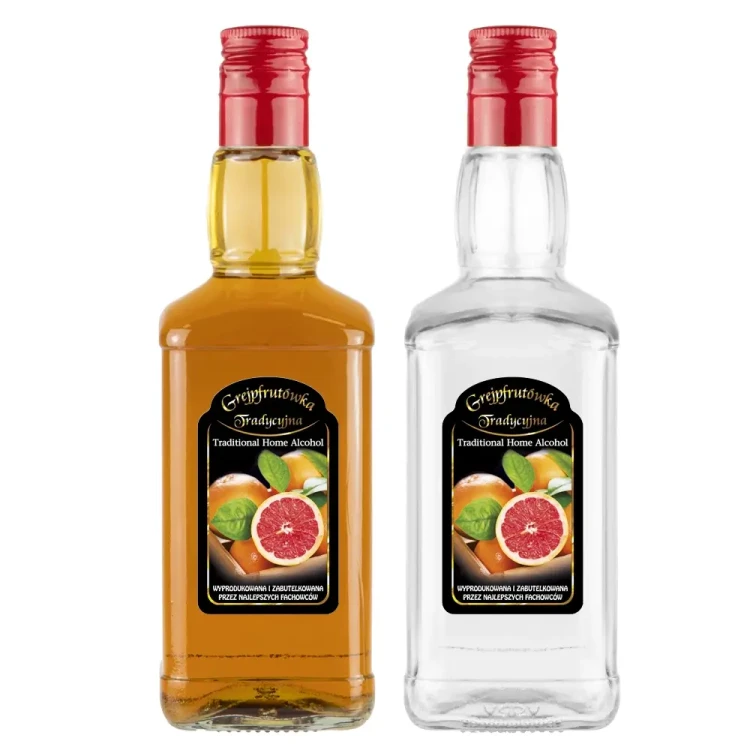 Butelka Daniels z etykieta Bimberek 62