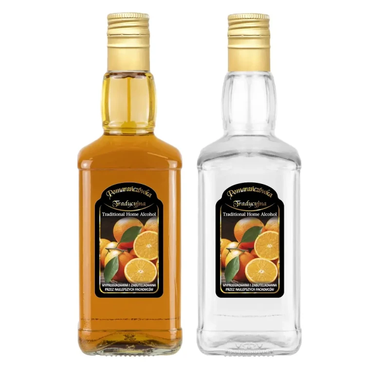 Butelka Daniels z etykieta Bimberek 30