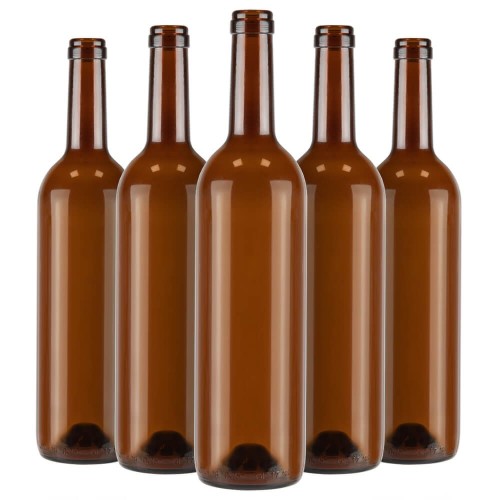 brazowe Butelki na wino braz ciemne bimberek