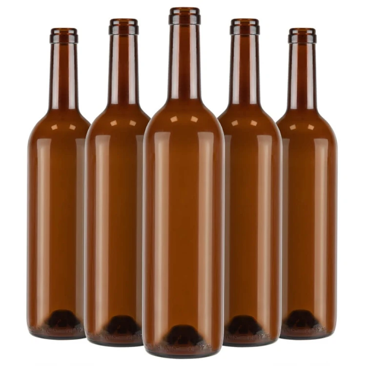 brazowe Butelki na wino braz ciemne bimberek