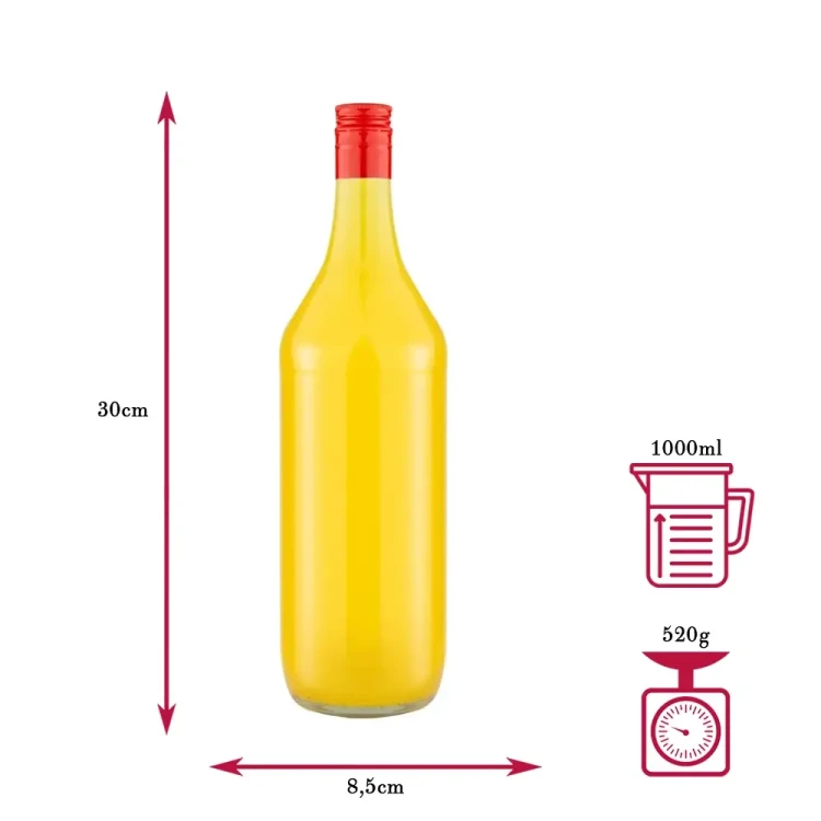Butelka Monopol 1L Wymiary