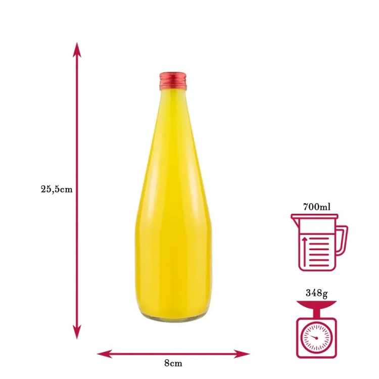 Butelka Kropla 700ml Wymiary