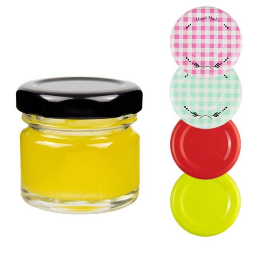 Szklany Słoik 30ml Bimberek.pl z wieczkiem