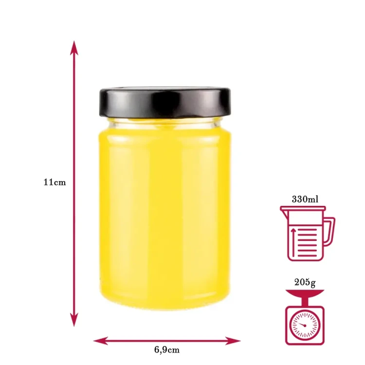 Sloik atena 330ml wymiary