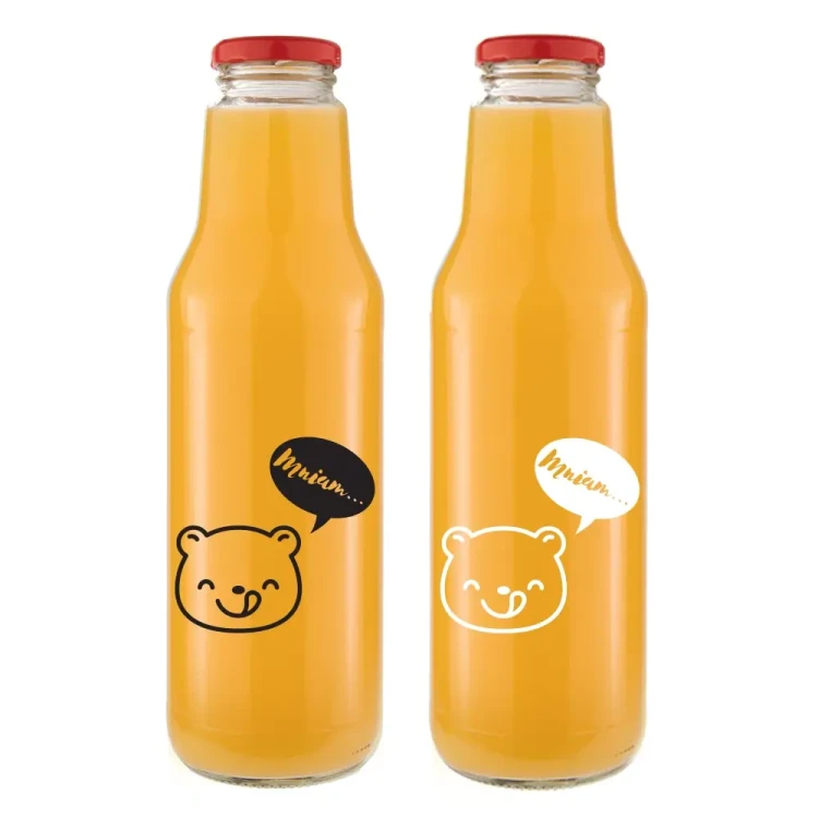Butelka znnadrukiem na sok kubus bialym 750ml 7