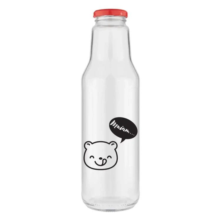 Butelka znnadrukiem na sok kubus bialym 750ml 4