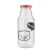 Butelka znnadrukiem na sok kubus bialym 8 330ml