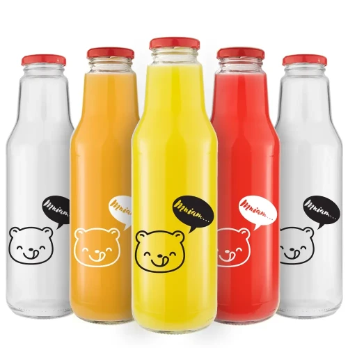 Butelka znnadrukiem na sok kubus bialym 750ml 14