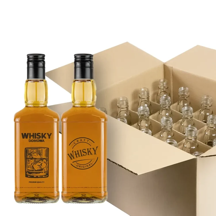 Butelka z nadrukiem Whisky bimberek