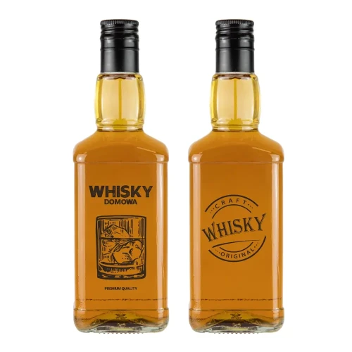 Butelka daniels z nadrukiem na whosky Bimberek