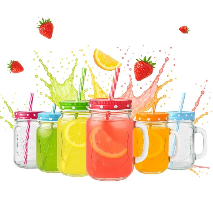 Kubek z uchem na 450ml z rurka bimberek