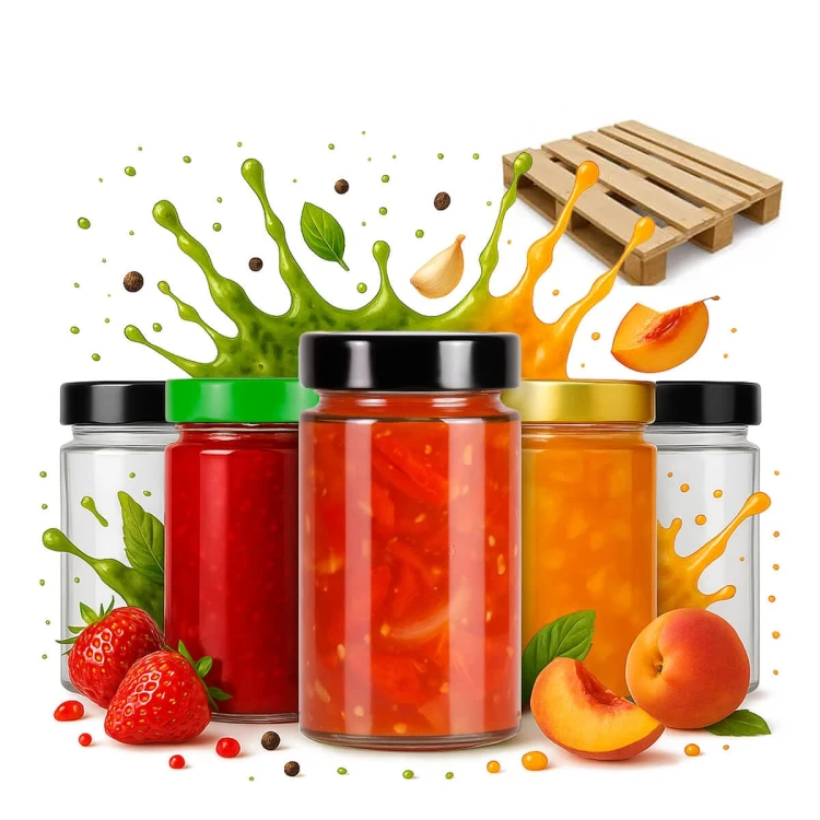 Sloik na przetwory Aria 245ml bimberek paleta