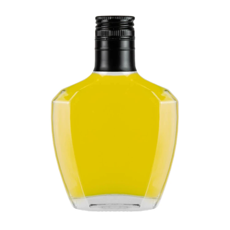 szklans Butelka Pasjo 200ml bimberek zakretka dluga czarna