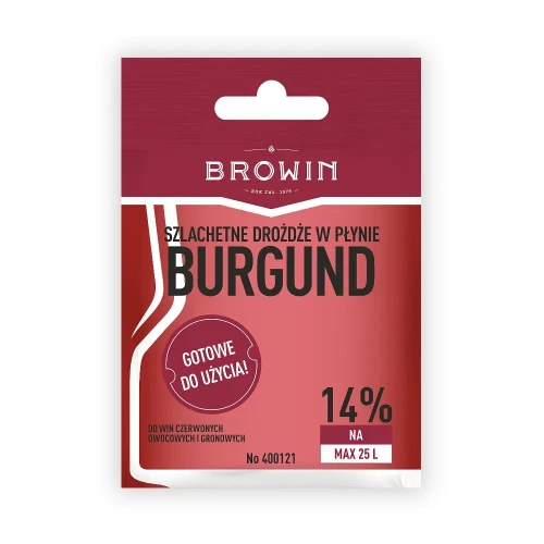 Drozdze winiarskie burgund bez namnazania bimberek browin