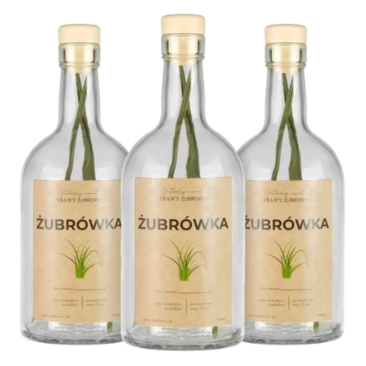 Butelka z trawą żubrową Bimberek sklep