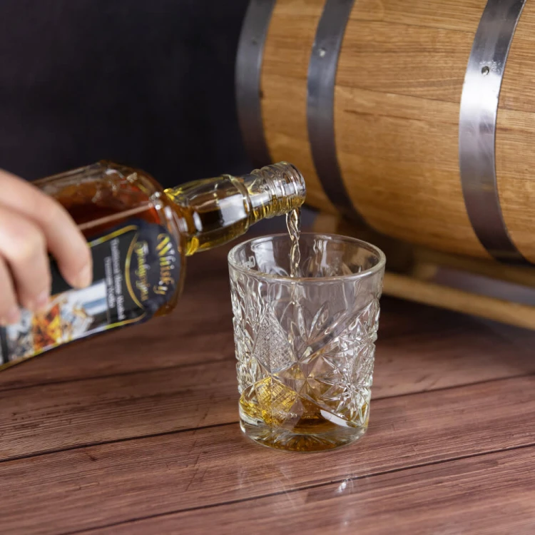 ozdobna szklana Butelka Daniels 500ml na wisky brandy burbon Bimberek sklep