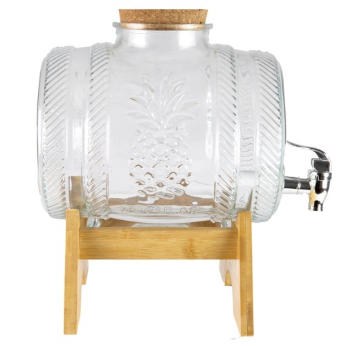 5L szklana Beczka antalek bimbrek ananas 3L