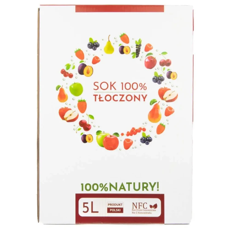 Karton na sok 5L Bimberek
