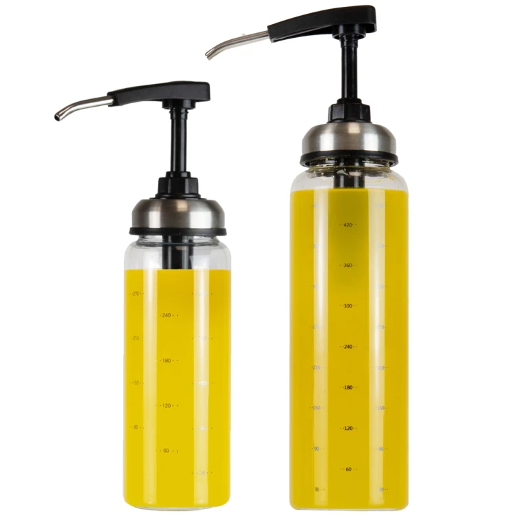 butelka szkana z pompka 300, 500ml bimberek