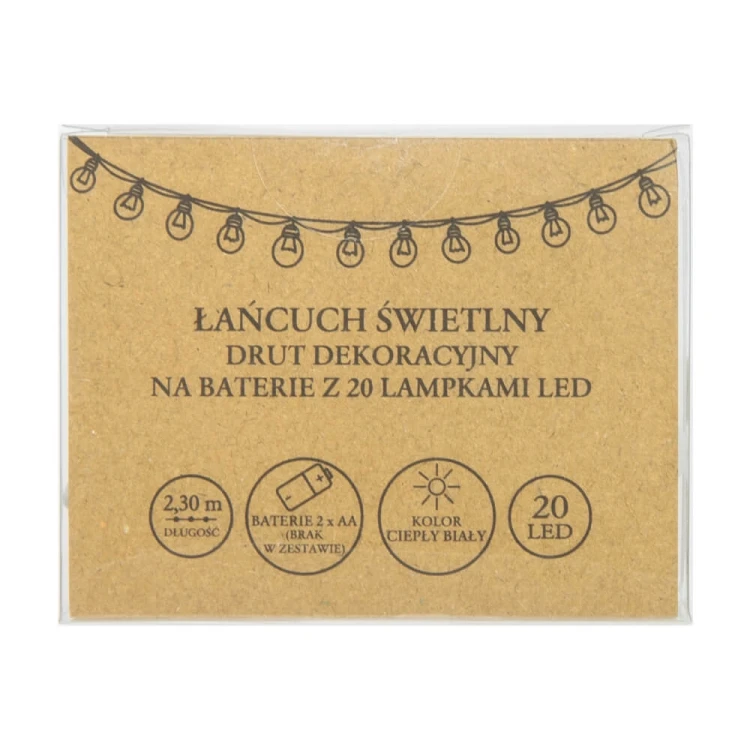 drut dekoracyjny led bimberek lancuch lampki