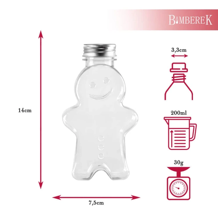 butelka plastikowa ciastek bimberek wymiary
