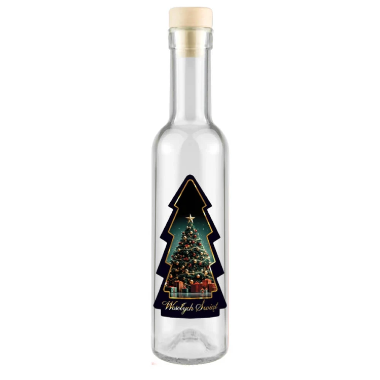 Butelka Futura 250ml z etykieta choinka Bimberek 4