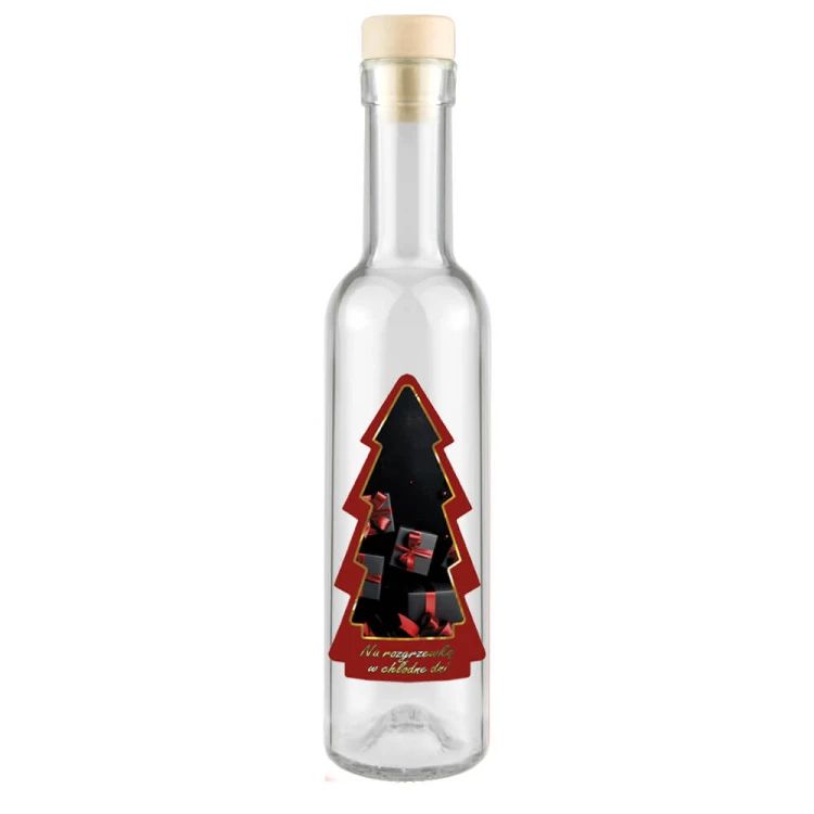 Butelka Futura 250ml z etykieta choinka Bimberek 2