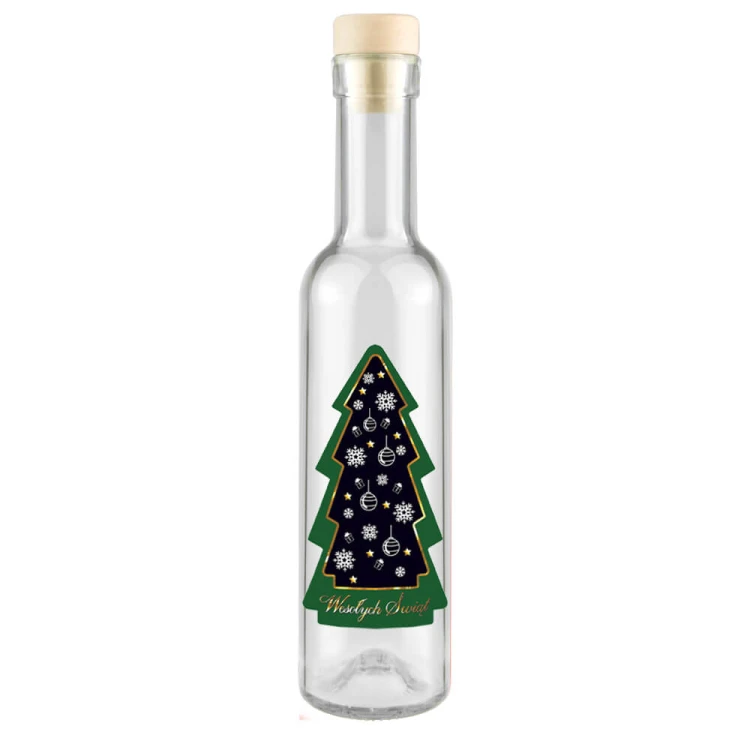 Butelka Futura 250ml z etykieta choinka Bimberek 1