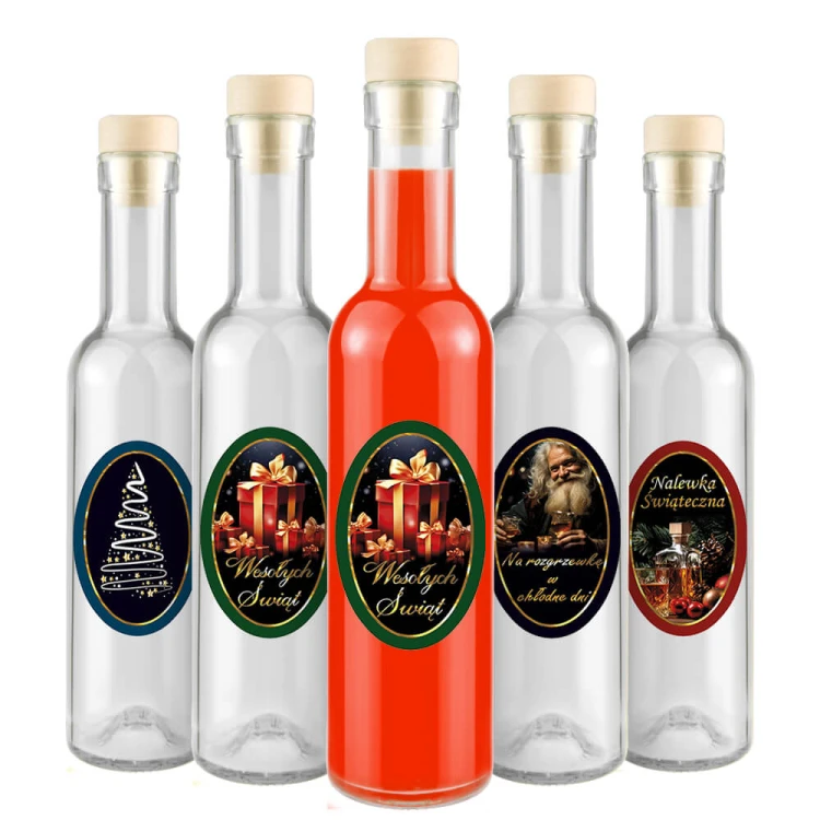 Butelka Futura 250ml z etykieta elipsa Bimberek