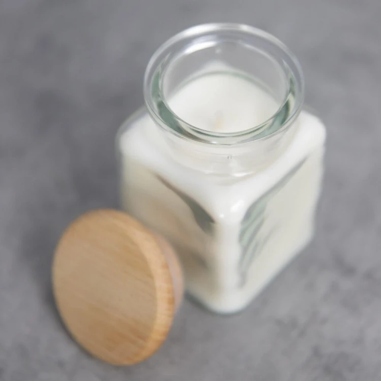 Sloik 150ml na swiece z drewniana pokrywa bimberek sklep