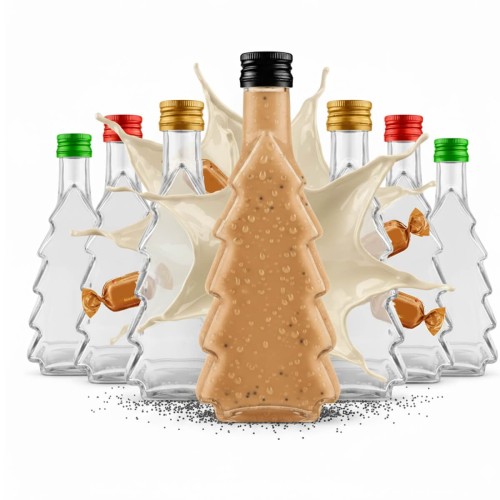 Butelka choinka 500ml bimberek likiery swiateczne