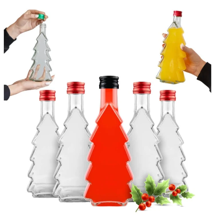swiateczna butelka choinka 500ml bimberek hurt