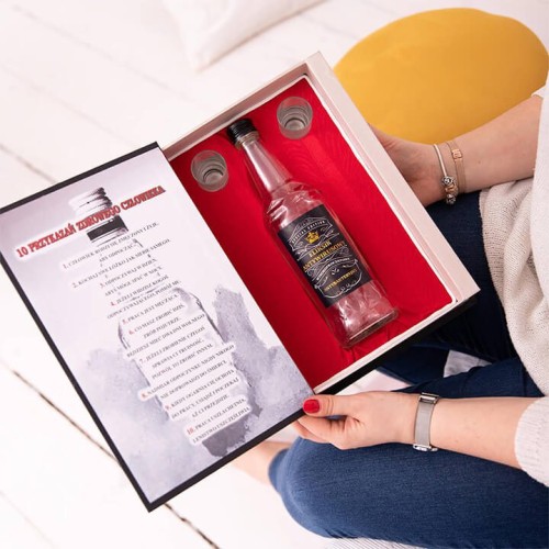 Zestaw prezentowy książka na alkohol BIMBEREK