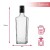szklana Butelka 1L na whisky Jack Walker Bimberek wymiary
